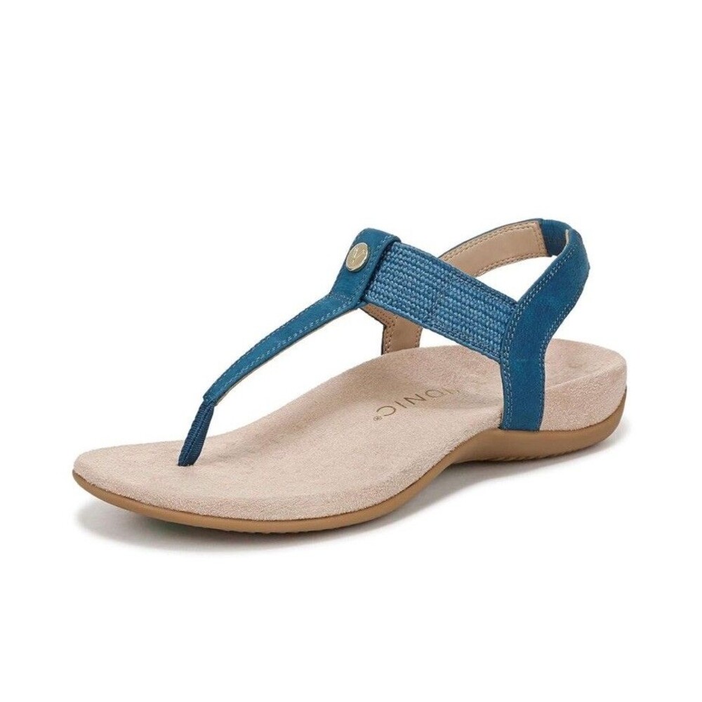 🔥Vionic Women's Brea Toe Post Slingback Sandal Sandals Sz 6 Rare Teal Color NEW